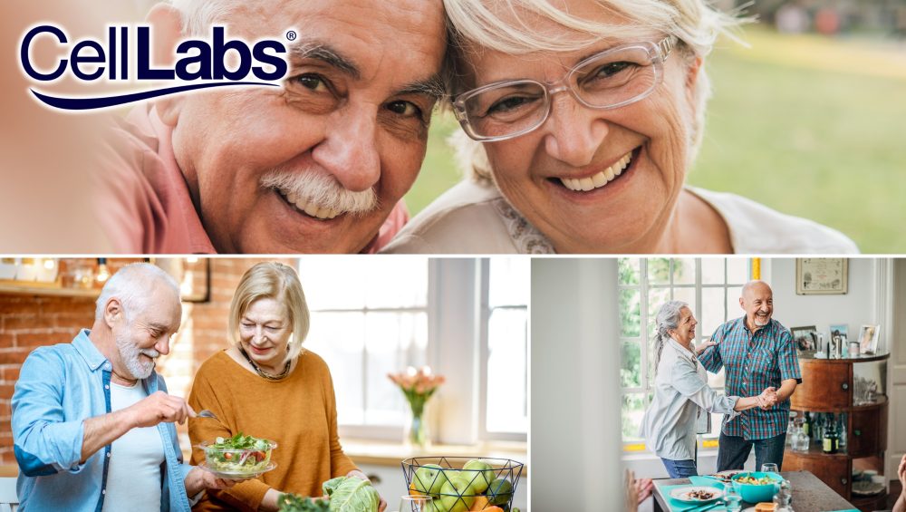 Image of elderly couples enjoying their time together.